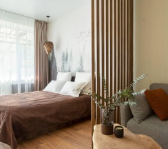 3-местные 1-комнатные апартаменты люкс г.Троицк, Прибрежная 17 в Дом у реки