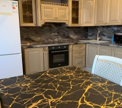 2-комнатные апартаменты стандарт с 1 двуспальной кроватью и диваном (мансарда) в Apart Ru Hotel