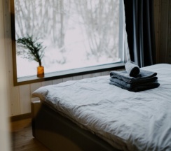 Дом на первой линии с видом на озеро в Хюгге Кэмп Карелия