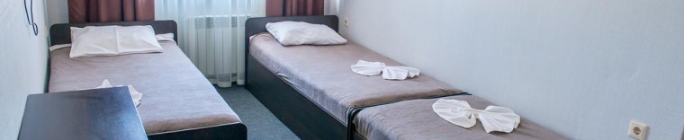 Кровать в 3-местном общем номере в Престиж