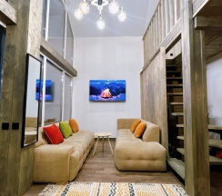 Двухместный коттедж с видом на горы двуспальная кровать в ShalleST.Terskol