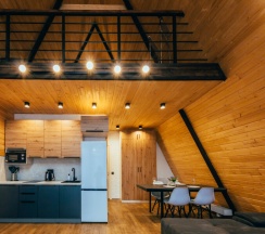 A-frame с одной спальней и сауной в Никитское Подворье