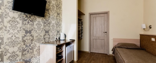 Номер стандарт с 2 односпальными кроватями (удобства на этаже) в Вереск
