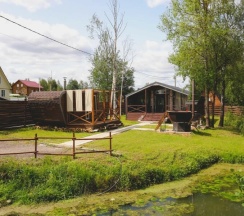 Barnhouse 4 | Баня и банный чан на территории в Берёзовая роща