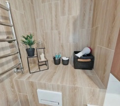Двухместные апартаменты с 2 комнатами (двуспальная кровать) в Апартаменты ЖК Метрополия