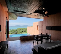 Люкс Семейный c 1 комнатой с частичным видом на океан в Sri Panwa Phuket Luxury Pool Villa Hotel