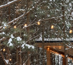 Просторная дача  с 2мя раздельными спальнями с панорамными окнами и сибирским банным чаном" в Дача на горе-море