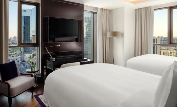 Двухместный номер Deluxe с видом на город 2 отдельные кровати в The Ritz-Carlton Astana