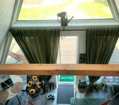 Апартаменты с красивым видом из окна в Душа