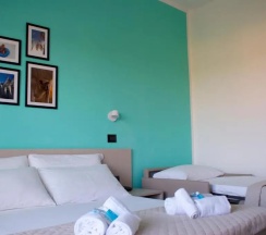 Двухместный номер Standard с частичным видом на море (2 отдельные кровати) в Hotel Palazzo Caveja