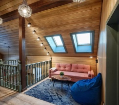 Коттедж с 4 комнатами с балконом и с красивым видом из окна в Заречье