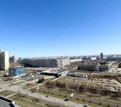 Двухместные апартаменты c 1 комнатой с балконом и с красивым видом из окна (двуспальная кровать) в Апартаменты 14/05А