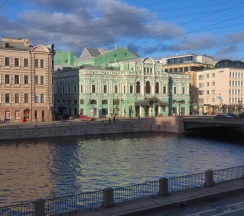 Стандарт с видом на Фонтанку с двуспальной кроватью в Абажуръ на Фонтанке