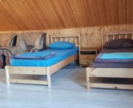 Кровать в общем номере (общая ванная комната) в Отель
