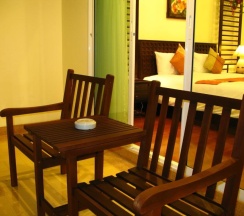 Двухместный номер Deluxe с балконом двуспальная кровать в Wannara Hotel Hua Hin