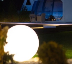 Купол с цветами в Воздух