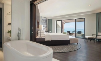 Двухместный номер Club Access с видом на океан двуспальная кровать в Hyatt Regency Phuket Resort
