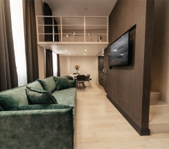 Двухуровневые апартаменты-студио (ул. Ленина 8а) в City hotel