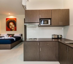 Двухместная вилла двуспальная кровать в Вилла Anchan Private Pool Villas