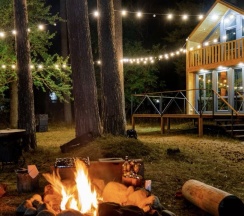 Дом с террасой в Os House