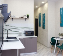 студия стандарт с видом на город для 1-2 гостей (центр, ул. Сакко, 24, "Vivaldi"), 515 в Viva aparts