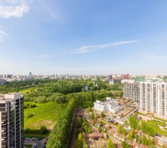 Семейный видовой номер люкс в Pulkovo Apart