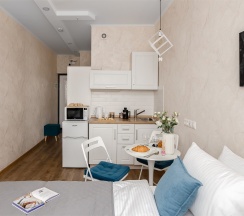 Blue - 2х местные апартаменты-студия у Ботанического сада (4 этаж) в Smart Lofts Moscow