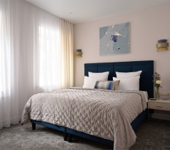 Люкс с 1 спальней и кухней-гостиной в Academia Васильевский