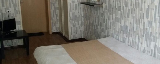 Номер эконом с 1 двуспальной кроватью в City Hostel
