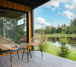 River lodge с чаном в Бухлово парк