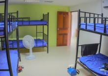 Кровать в общем номере в P & T Hostel