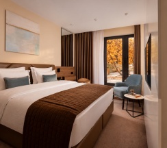 СТАНДАРТ с широкой кроватью с выходом на террасу в Palmira Garden Hotel & SPA