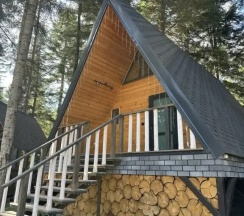 А-Фрейм 2 с красивым видом из окна в Wood palace