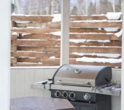 Aframe Luxe White | Банный чан на территории в Берёзовая роща