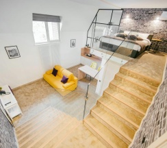 1-комнатные апартаменты студия в Loft-hotel