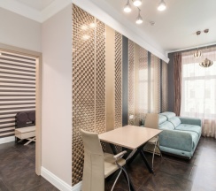 Двухкомнатные апартаменты "Агат" с кухней и видом на город в Orfei Hotel