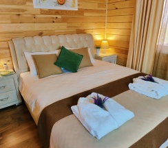 Двухкомнатные трехместные апартаменты с кухней в Лоза Хутор