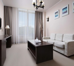 Двухместный люкс двуспальная кровать в Плаза СПА