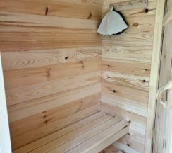 Дом A-frame с квадро-баней в 4 сезона