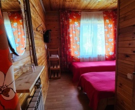Номер стандарт с 2 односпальными кроватями в Хаски хаус