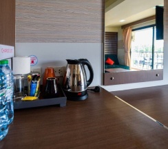 Люкс Deluxe с видом на город в Scandia beach hotel