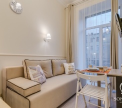 Двухуровневая студия стандарт 4 pax с балконом в Sokroma Элегант