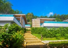 Двухместная вилла Deluxe с видом на океан двуспальная кровать в Koh Yao Yai Hillside Resort