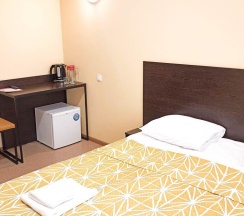 2-местный номер стандарт с 2 односпальными кроватями в Smart Hotel KDO Челябинск