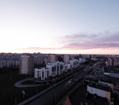Апартаменты c 1 комнатой с балконом в Апартаменты Skyline