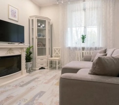 Апартаменты Comfort с 2 комнатами с красивым видом из окна в Апартаменты с Камином на Набережной Прованс