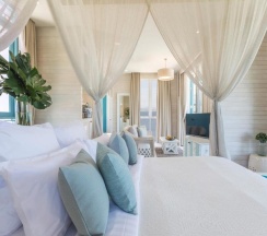 Двухместная вилла с красивым видом из окна двуспальная кровать в Cape Kudu Hotel