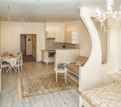 Апартаменты-студио с балконом для четверых в Лиенталь