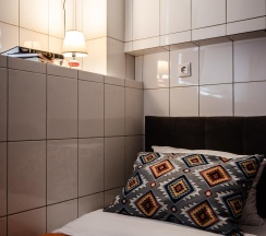 Номер студия эконом с 2 односпальными кроватями в Uroom