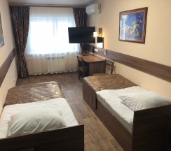 Номер "Комфорт" с двумя односпальными кроватями - новый корпус в Ока